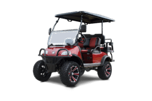 Burgundy Evolution Forester 4 Golf Cart