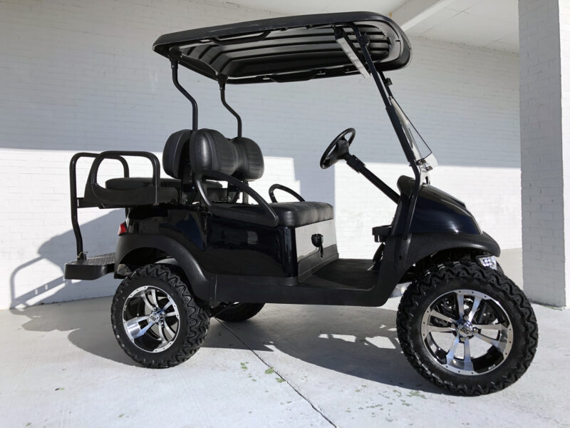 Black Lifted Club Car Precedent MAX 6 Rear Seat - Image 8