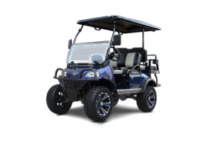 Navy Blue Evolution Forester 4 Golf Cart