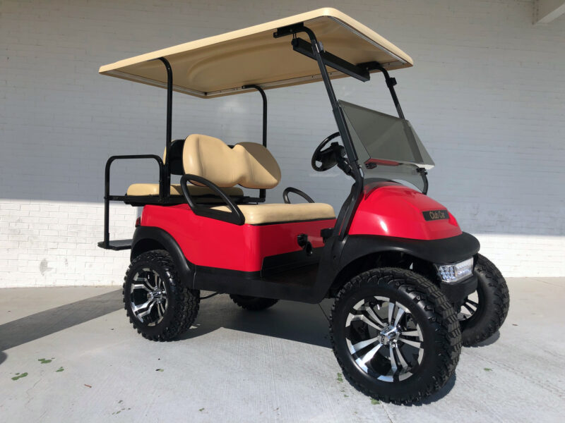 Red Long Top Lifted Club Car Precedent