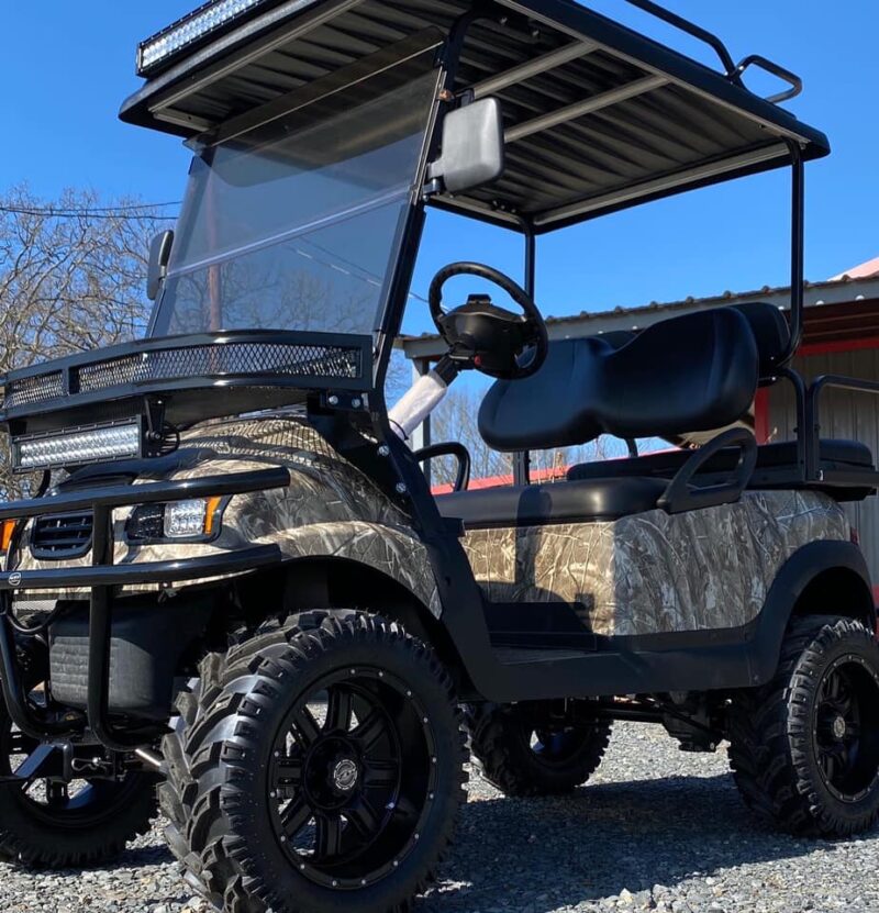 2021 Real Tree Edition Phantom Hunter Club Car Villager V4L Electric 48V Lifted Golf - Image 10