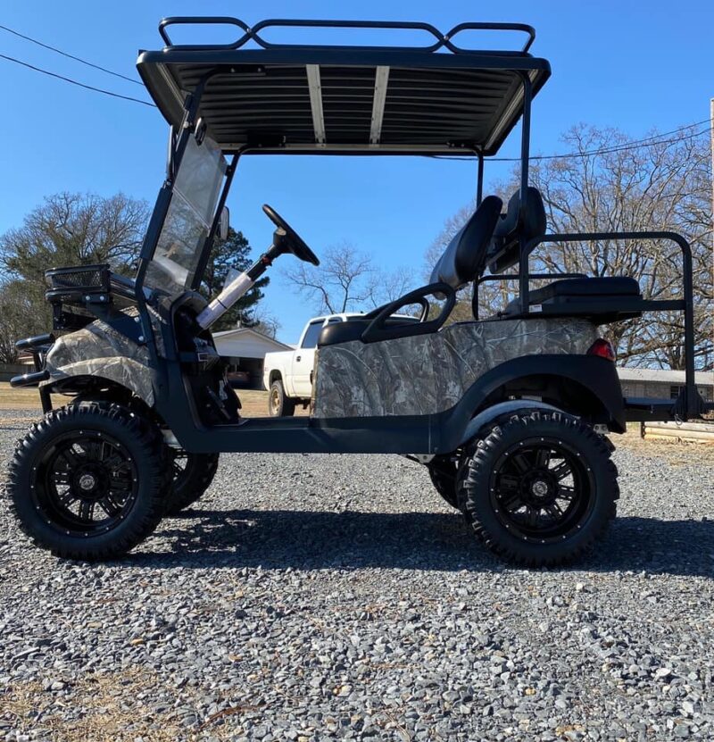 2021 Real Tree Edition Phantom Hunter Club Car Villager V4L Electric 48V Lifted Golf - Image 3