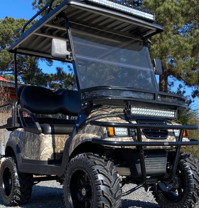 2021 Real Tree Edition Phantom Hunter Club Car Villager V4L Electric 48V Lifted Golf - Image 12
