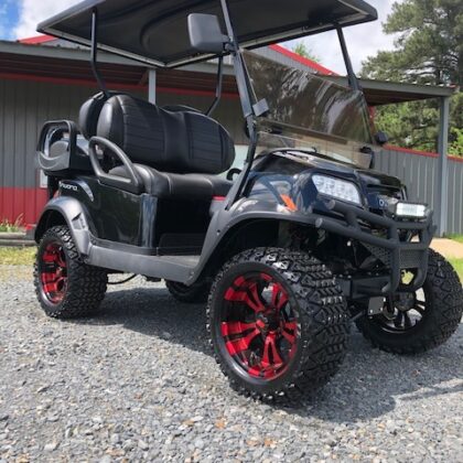 2022  New Red Raider Limited Edition Club Car Onward 4 Passenger Lifted Electric