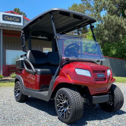 2022 Candy Apple Red Metallic Club Car Onward 48V Electric 2 Pass Golf Cart