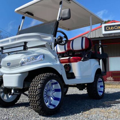 The Patriot Edition Phoenix XT Club Car Precedent Custom Lifted Golf Cart