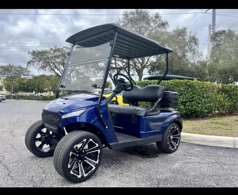 2023 BLUE EZGO TXT Elite Golf Cart 4 SEATS