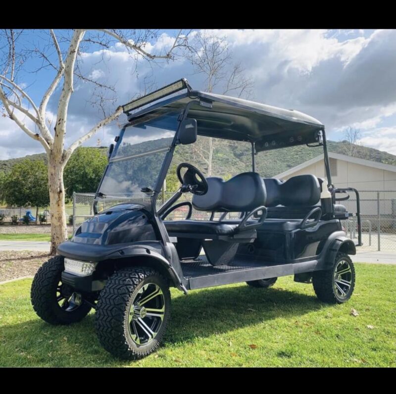 Black 2014 Club car Precedent 6 Seats - Image 2