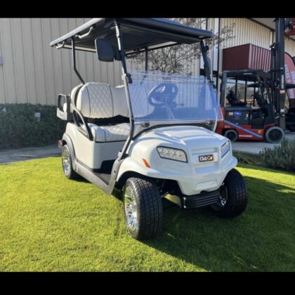 Ice White Club Car Onward HP Electric 4 Passenger