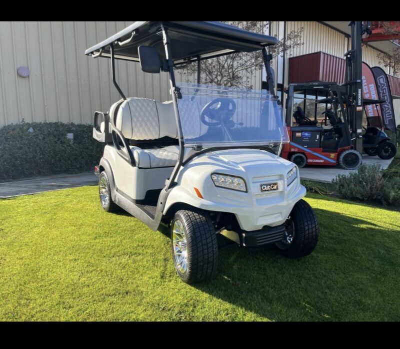 Ice White Club Car Onward HP Electric 4 Passenger