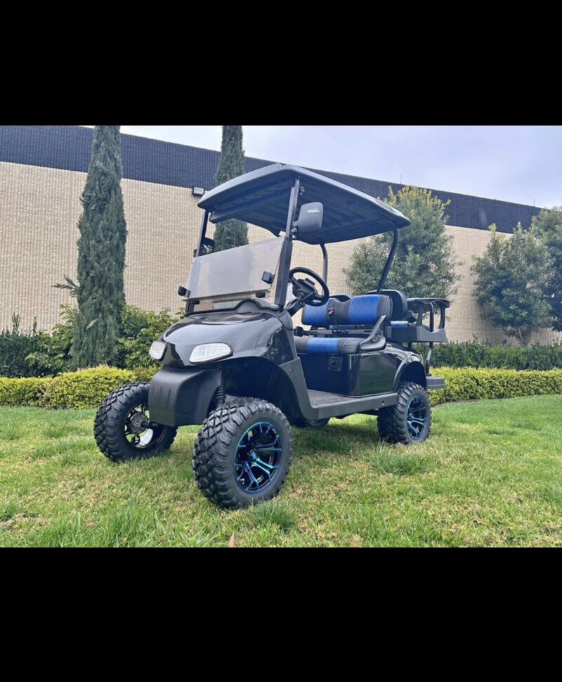 Black 2017 Newly Refurbished Ezgo Electric Rxv Lifted - Image 7