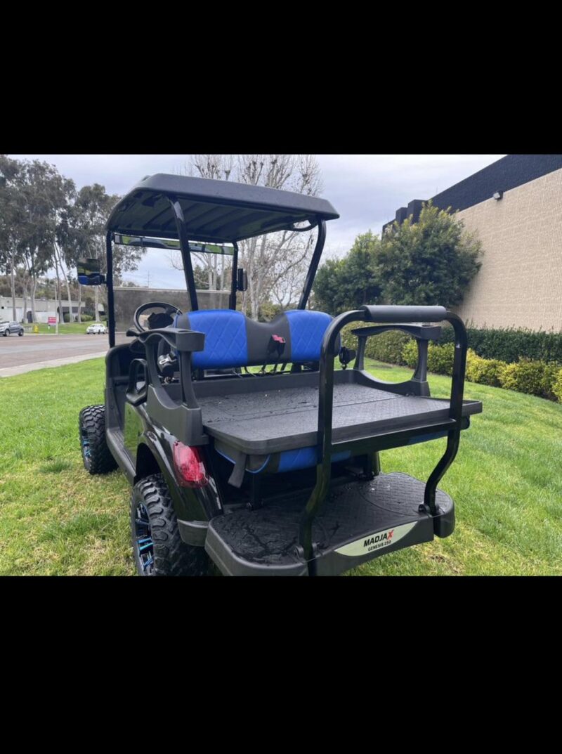 Black 2017 Newly Refurbished Ezgo Electric Rxv Lifted - Image 4