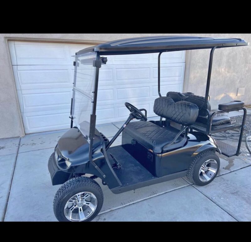 Black Golf Cart 2020 EZGO - Image 2