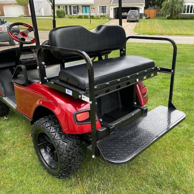 RED 2010 EZGO TXT GAS GOLF CART - Image 7