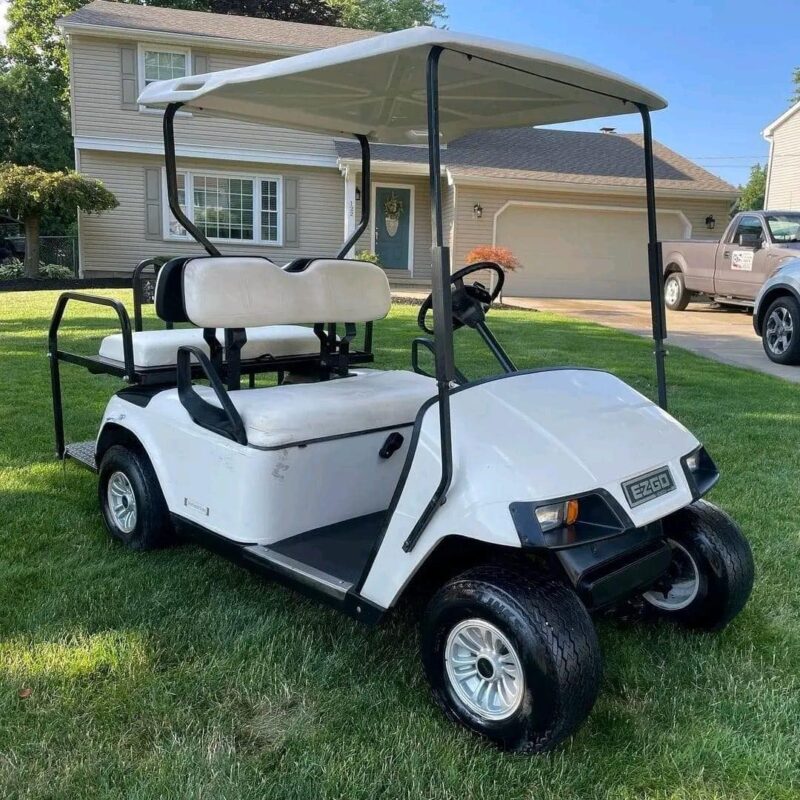 White Yamaha drive 2 efi golf cart - Image 9