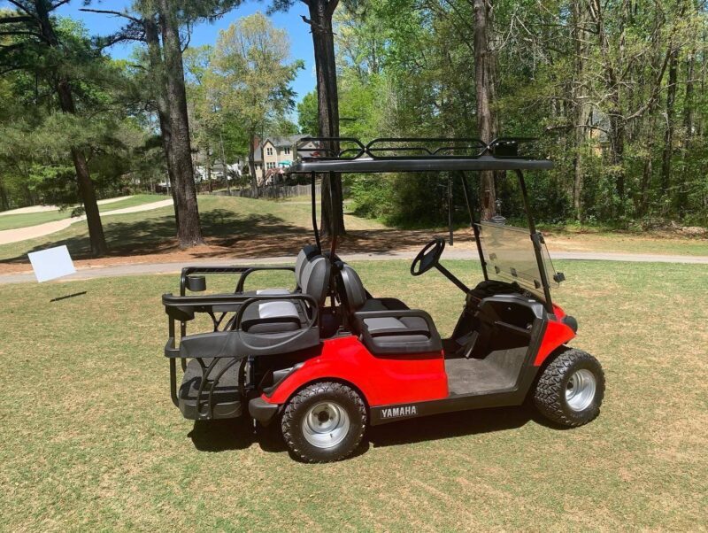 Red 2017 Gas Yamaha Cart - Image 10