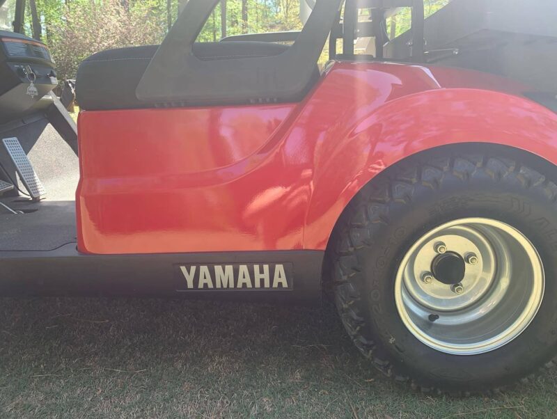 Red 2017 Gas Yamaha Cart - Image 2