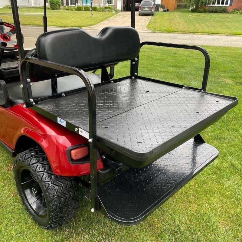RED 2010 EZGO TXT GAS GOLF CART - Image 6