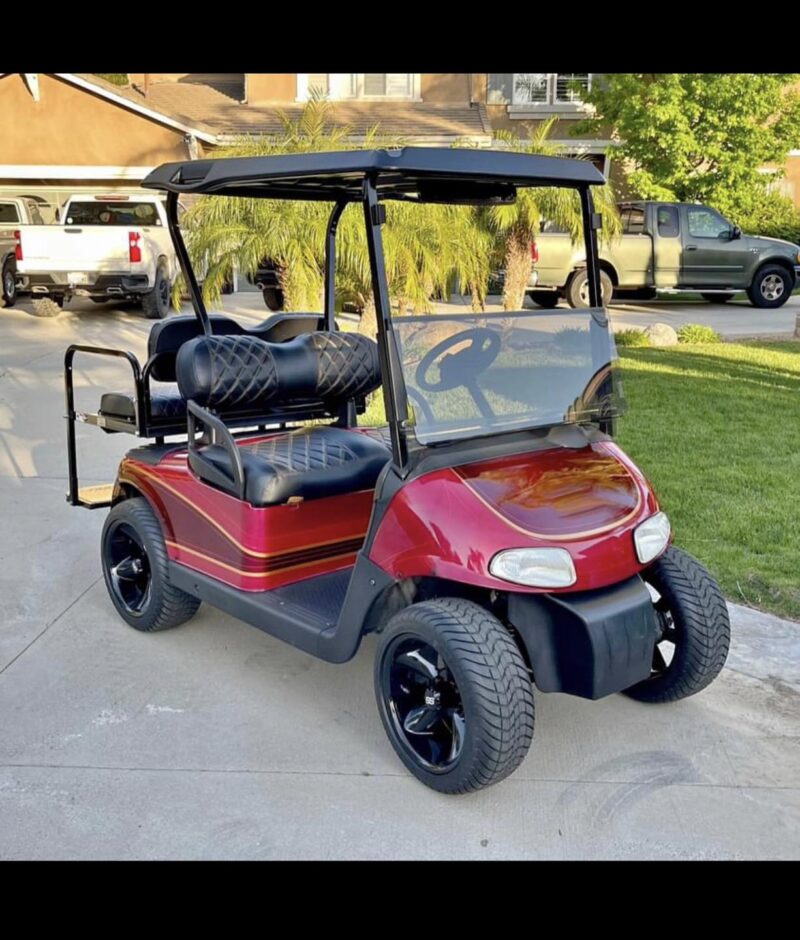 RED 2010 EZGO Golf Cart RXV 48volt