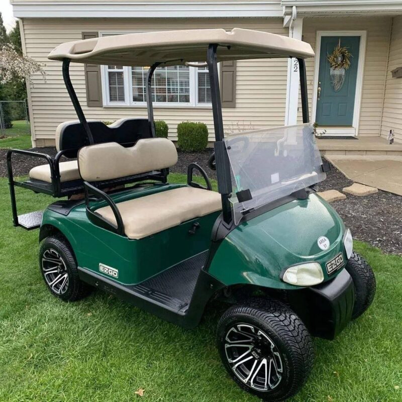 BLUE Gas Ezgo RXV Golf Cart - Image 3