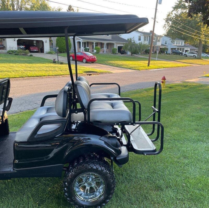 Black Yamaha G29 Gas powered 6 passenger golf cart - Image 2