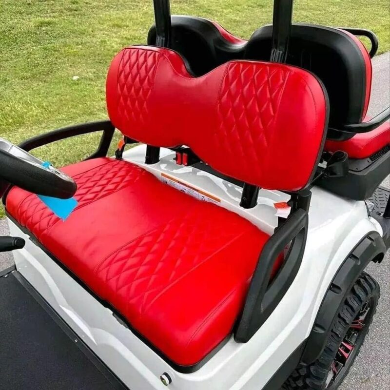 White 2023 ICON i40 Electric LITHIUM Golf Cart - Image 5