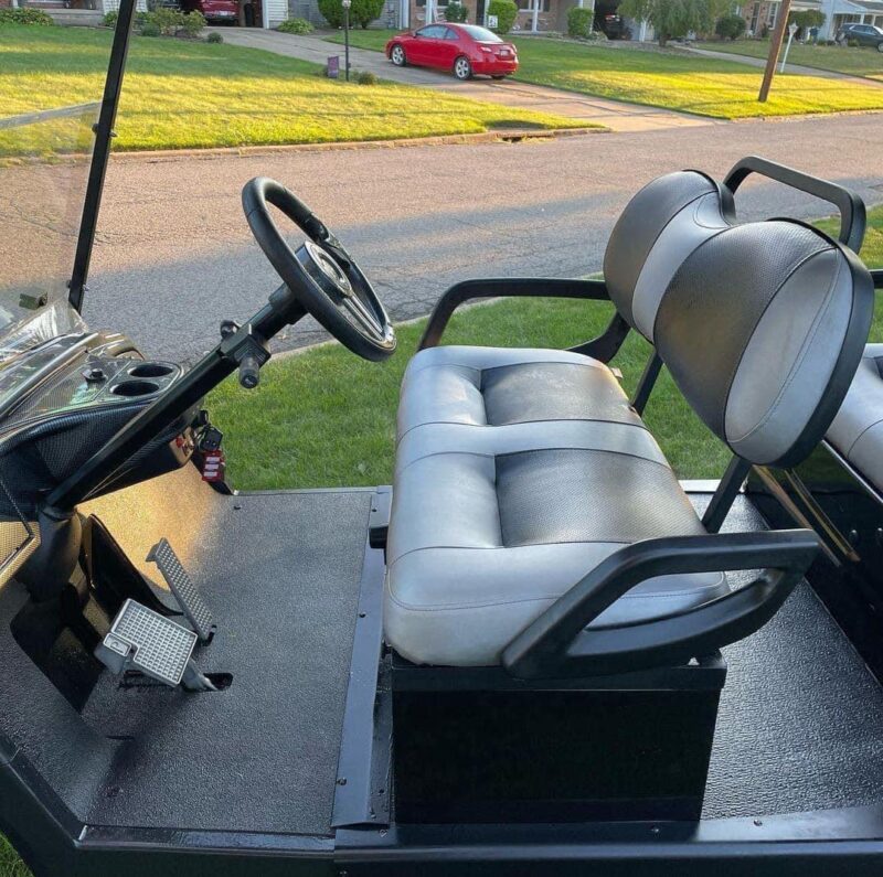 Black Yamaha G29 Gas powered 6 passenger golf cart - Image 4
