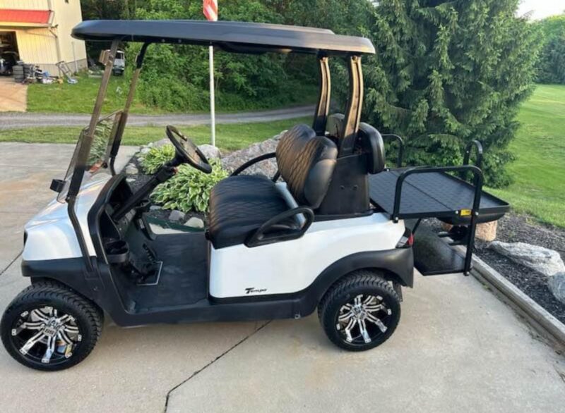 2020 Clubcar Tempo white body 4S - Image 5