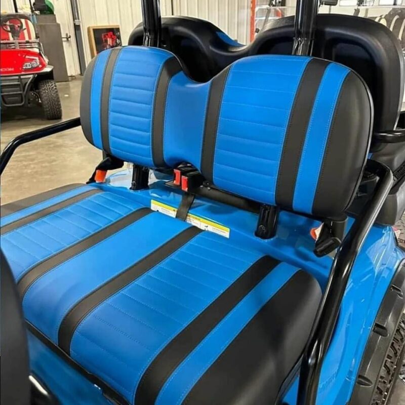 Blue 2023 ICON i60L Electric LIMO Golf Cart - Image 6