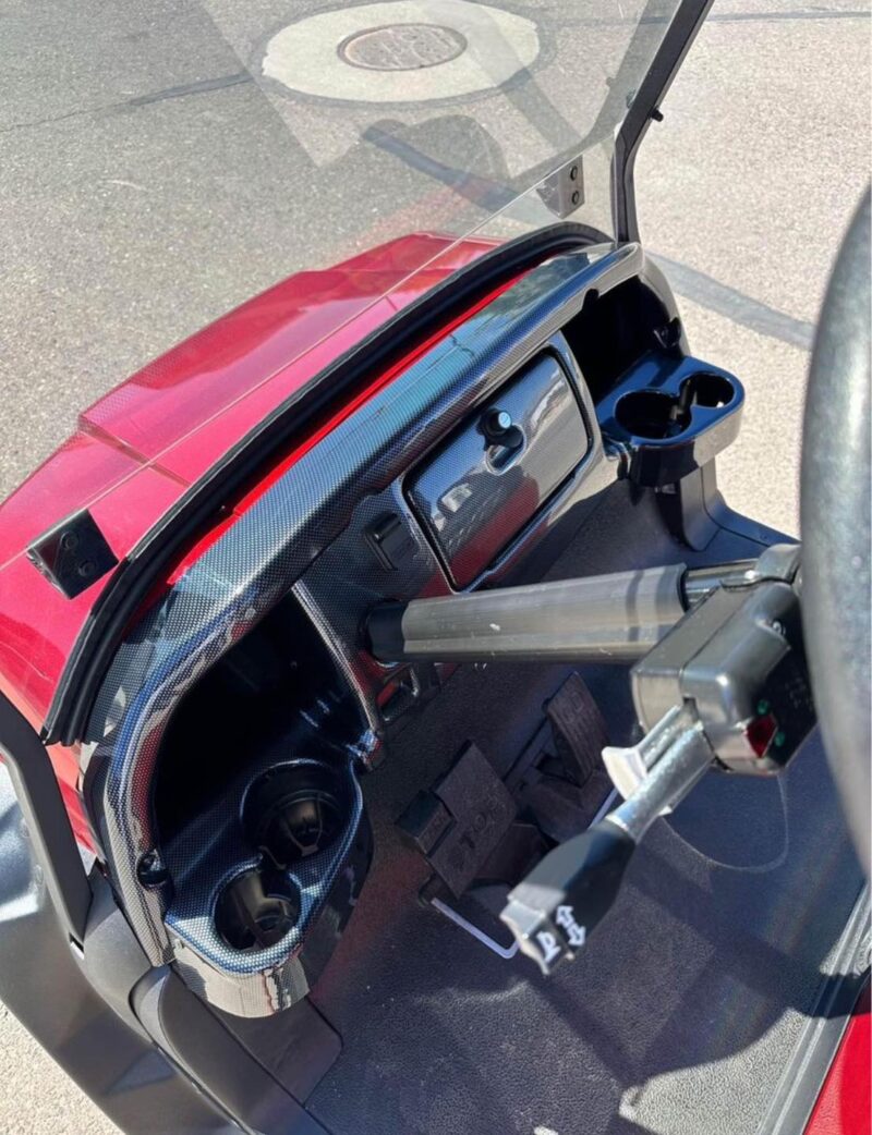 RED ClubCar Golf Cart - 4 passenger Onward - 51V 105ah Eco Battery - Image 8