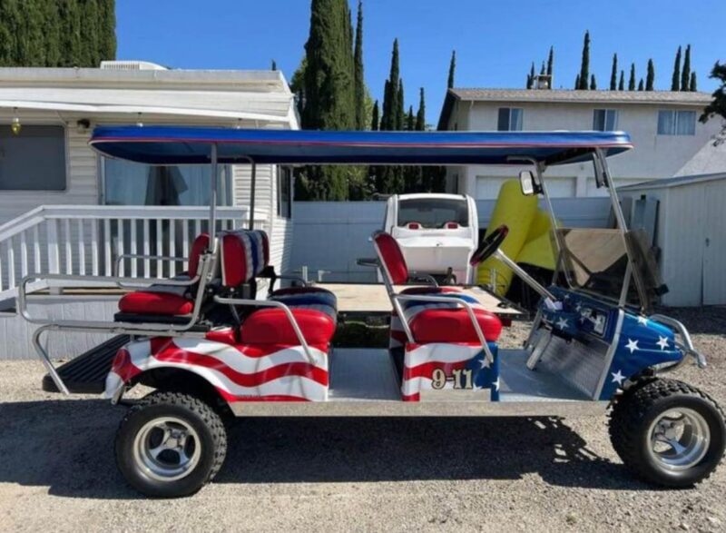 American made Club Car Electric Golf Cart. - Image 2