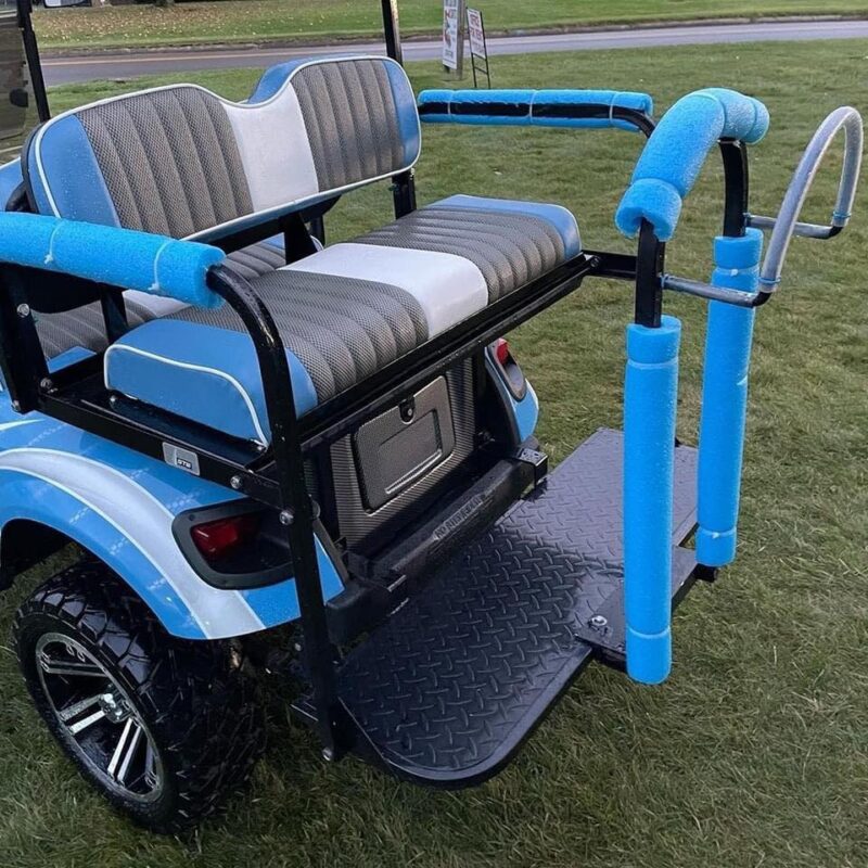 Sky Blue Ezgo TXT GAS Golf Cart - Image 5