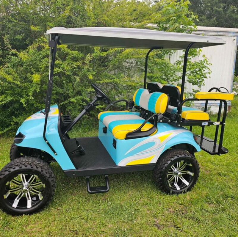 2009 EzGo 48VOLT Modified 4 Seater Golf Cart - Image 7