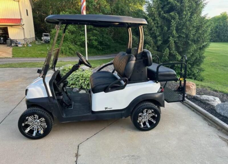 2020 Clubcar Tempo white body 4S - Image 4