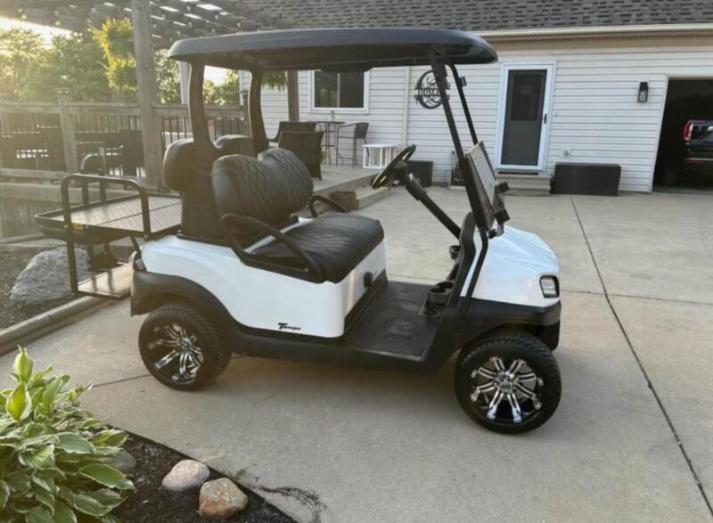 2020 Clubcar Tempo white body 4S - Image 3