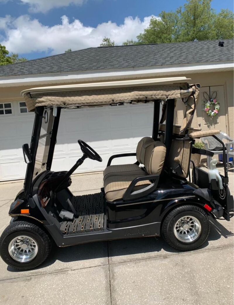 Black 2009 Yamaha Golf cart - Image 6
