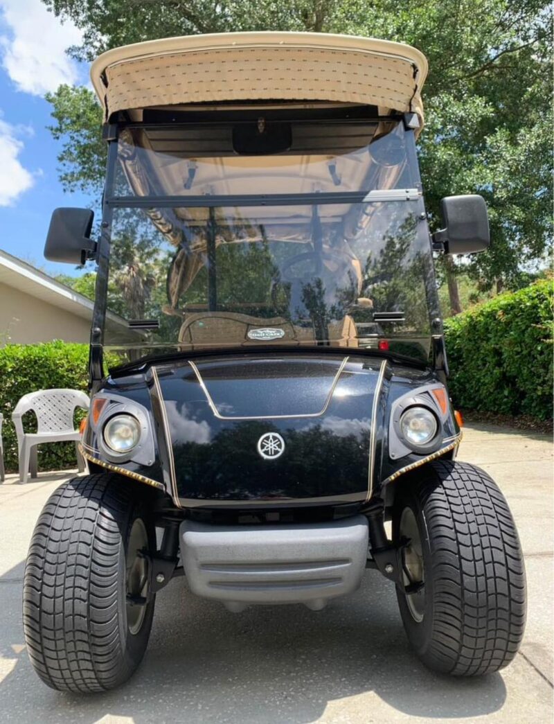 Black 2009 Yamaha Golf cart - Image 5