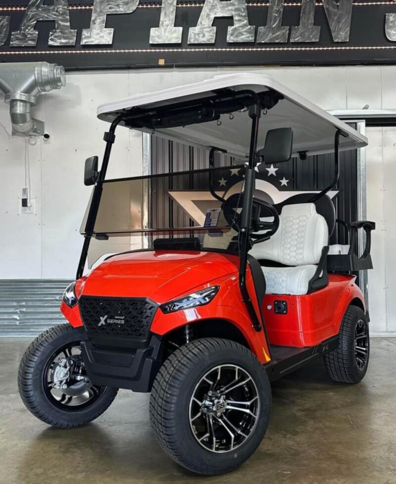2024 MadJax X-Series 4PNL Golf Cart-RED - Image 2