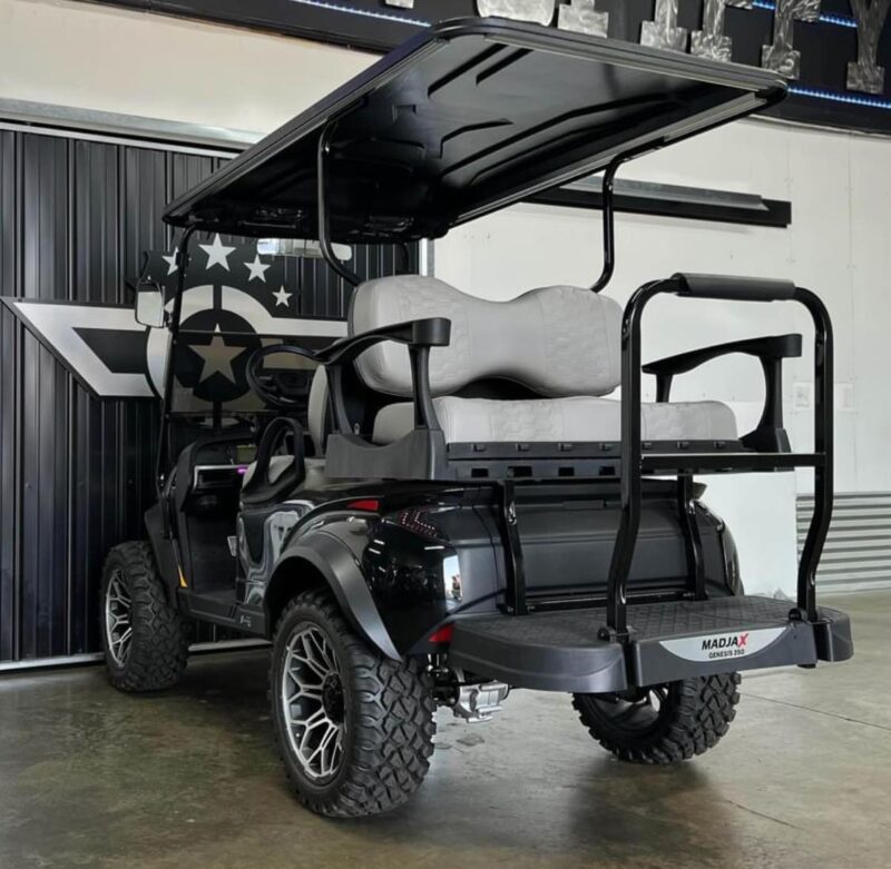 2024 MadJax X-Series 4PNL Golf Cart-BLACK - Image 8