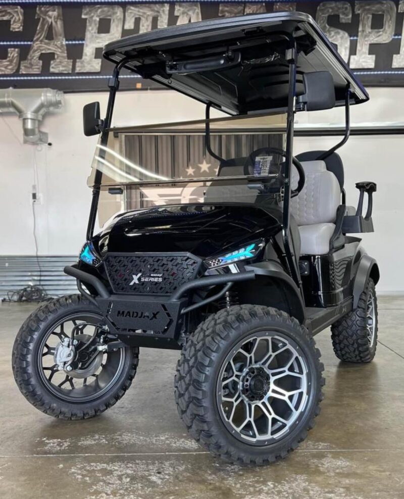 2024 MadJax X-Series 4PNL Golf Cart-BLACK
