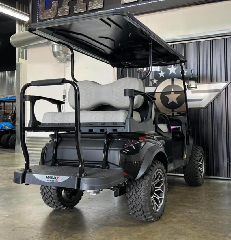 2024 MadJax X-Series 4PNL Golf Cart-BLACK - Image 7