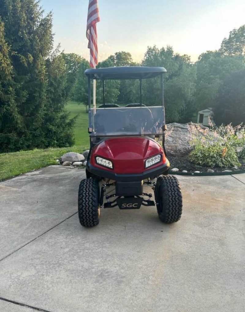 Red 2020 Clubcar Tempo 48 Volt.
