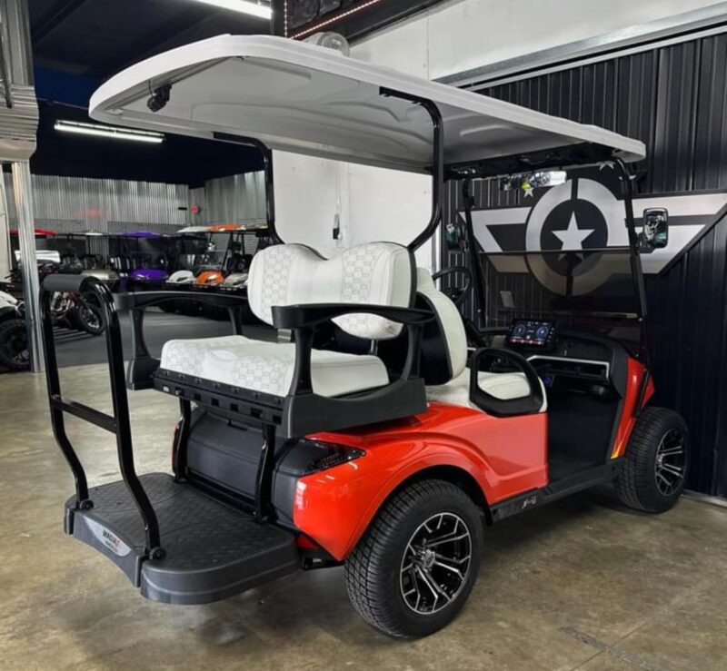 2024 MadJax X-Series 4PNL Golf Cart-RED - Image 6