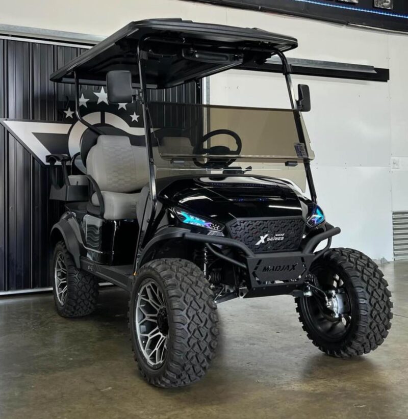 2024 MadJax X-Series 4PNL Golf Cart-BLACK - Image 6