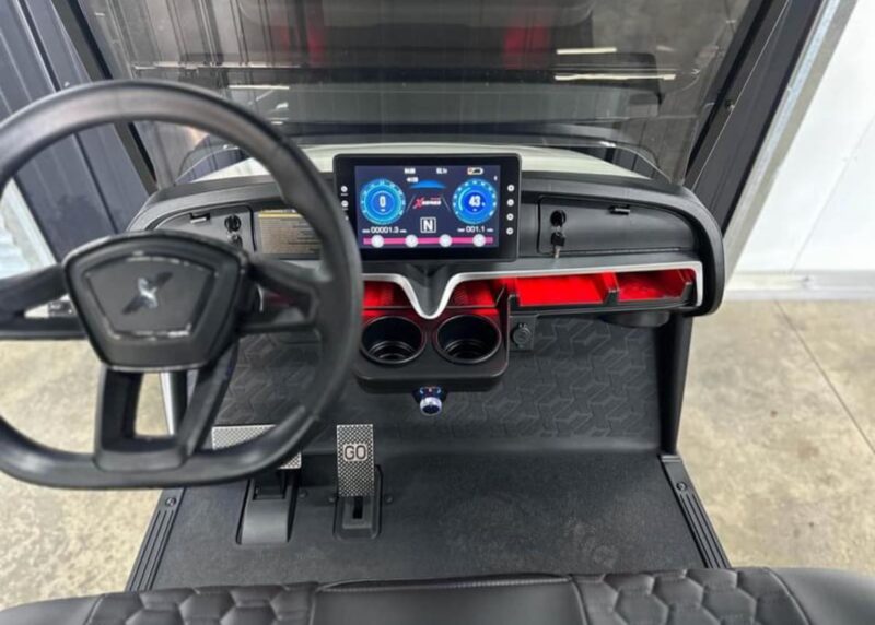 2024 MadJax X-Series 4PNL Golf Cart-RED - Image 9