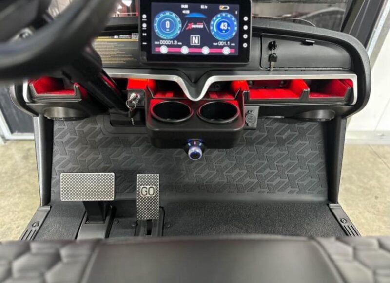 2024 MadJax X-Series 4PNL Golf Cart-RED - Image 11