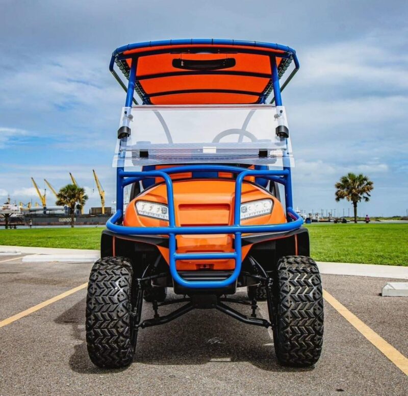 CUSTOM 2023 Club Car Onward 6-Passenger Gas Golf Car in custom CORAL REEF colors! - Image 8
