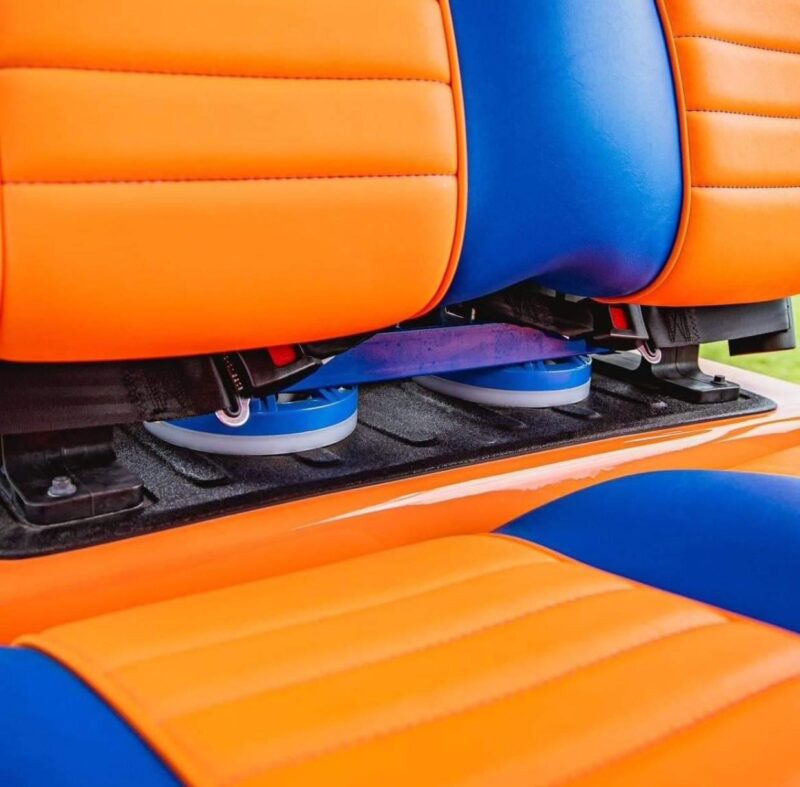 CUSTOM 2023 Club Car Onward 6-Passenger Gas Golf Car in custom CORAL REEF colors! - Image 7