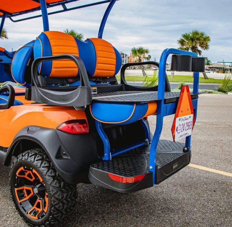 CUSTOM 2023 Club Car Onward 6-Passenger Gas Golf Car in custom CORAL REEF colors! - Image 5