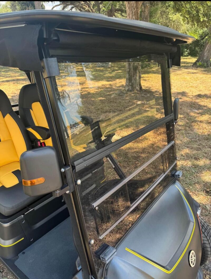BLACK 2024 New Yamaha QuieTech Gas GolfCart. - Image 11